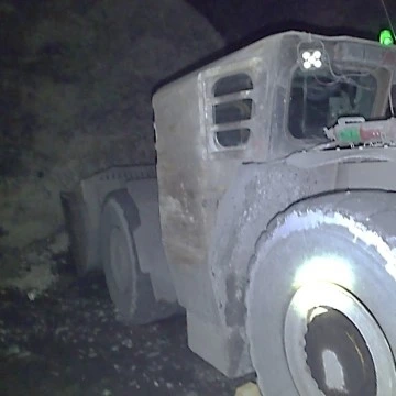 Scene of fatality involving haulage striking miner